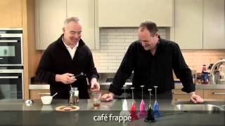 How to make a frappé coffee using an aerolatte milk frother [upl. by Emawk628]