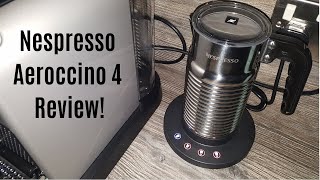 Nespresso Aeroccino 4 Milk Frother Review  Worth upgrading from the Aeroccino 3 [upl. by Ioyal743]