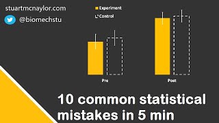 Ten Statistical Mistakes in 5 Min [upl. by Herring417]