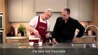 How to make a hot chocolate using an aerolatte milk frother [upl. by Eatnahs]