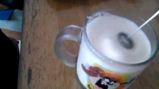 Aerolatte Review Frothing Cold Milk In Under 1 Minute [upl. by Abil]